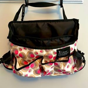 Clever Container car organizer, pink/gray